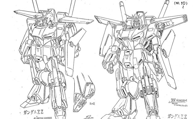 机动战士高达0080口袋里的战争 动画线稿原画集[47P]
