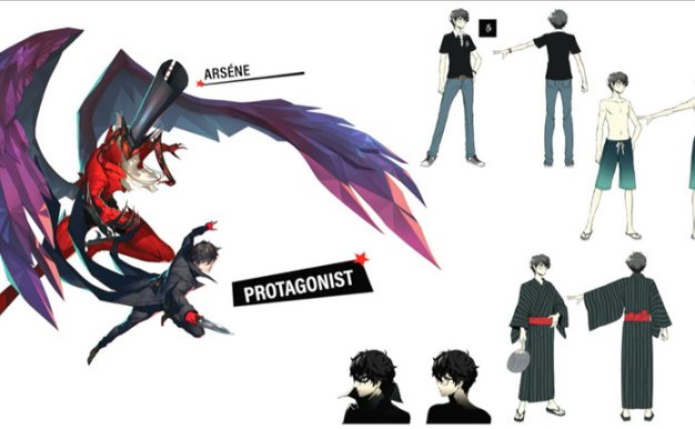 女神异闻录5对决设定画集-Persona 5 Strikers Artbook[156P]