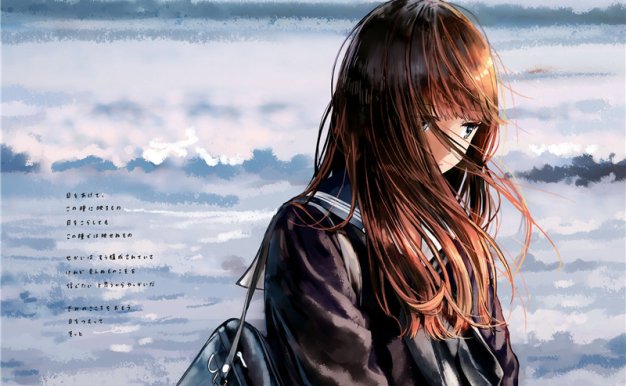 日本画师和遥キナ唯美少女原画插画美术绘画图片素材画集画册集