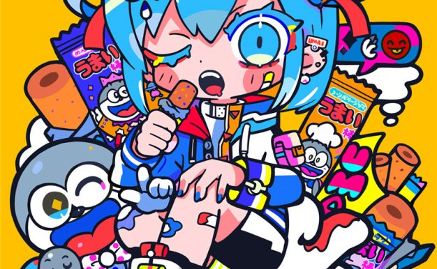 画师寺田てら日系Q版可爱高饱和涂鸦风原画插画壁纸图片素材作品(截止2024.03.23)