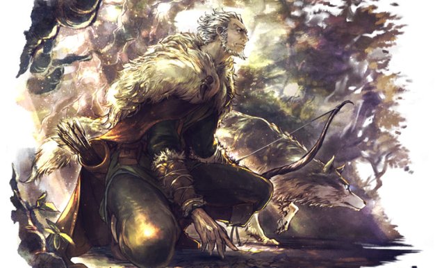 游戏八方旅人美术设定集资料画集原画插画角色立绘图片画册素材