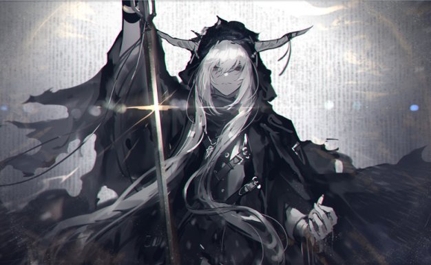 明日方舟角色闪灵官方立绘p站pixiv图集壁纸原画插画美术图片素材