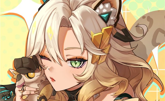 [283P-1.01G]原神角色希诺宁PNG立绘原画插画高清pixiv壁纸图片素材美术资料