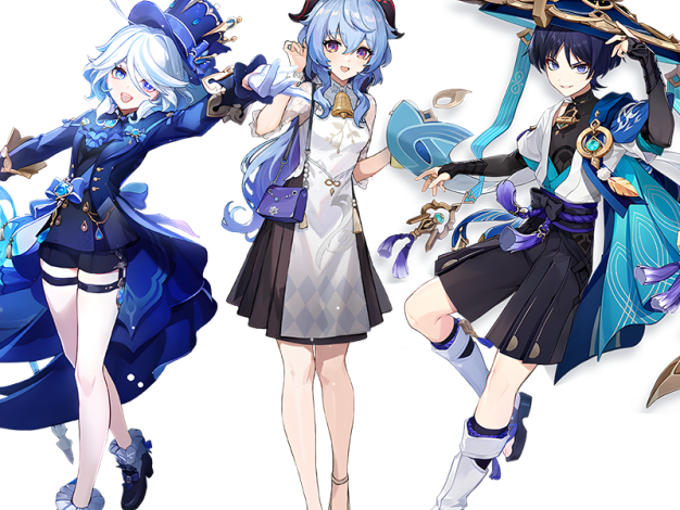 原神全角色立绘包高清全身免抠PNG动漫立牌周边免扣设计素材合集(随版本更新)