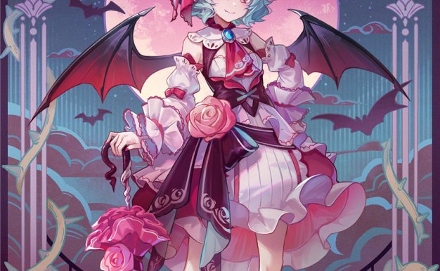 东方project蕾米莉亚斯卡蕾特图集高清壁纸原画插画素材P站画集(二期更新)[2731P-4.73G]