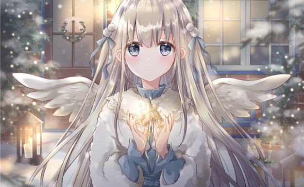 日系动漫二次元插画天使少女主题图集原画插画壁纸画集图片素材(二期更新)[2678P-9.5G]