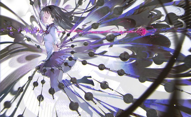 魔法少女小圆角色晓美焰相关图集原画插画CG线稿立绘壁纸图片素材(二期更新)[2426P-3.53G]