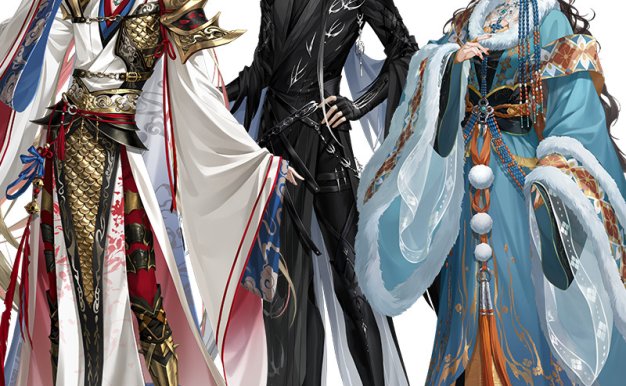 如鸢代号鸢全角色立绘包高清全身免抠PNG动漫立牌免扣设计素材集