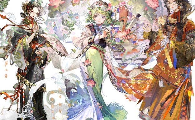 物华弥新角色立绘包高清全身免抠PNG动漫立牌周边免扣设计素材集