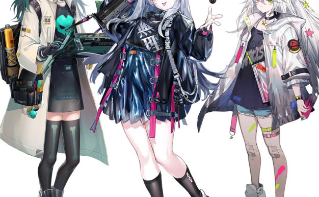 少女前线云图计划角色立绘高清全身免抠PNG动漫立牌免扣设计素材