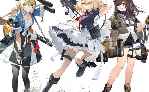 少女前线2追放全角色立绘包高清全身免抠PNG动漫立牌免扣设计素材