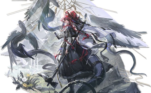 明日方舟全角色立绘包高清全身免抠PNG动漫立牌免扣游戏设计素材