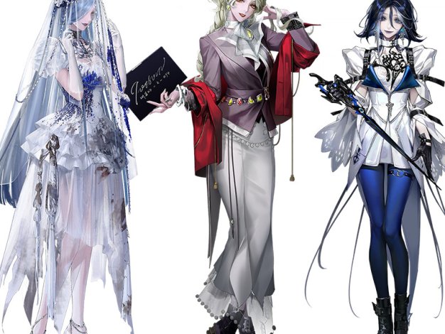 无期迷途全角色立绘包高清全身免抠PNG动漫立牌免扣游戏设计素材