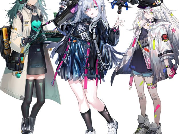 少女前线云图计划角色立绘高清全身免抠PNG动漫立牌免扣设计素材