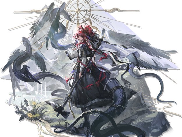 明日方舟全角色立绘包高清全身免抠PNG动漫立牌免扣游戏设计素材