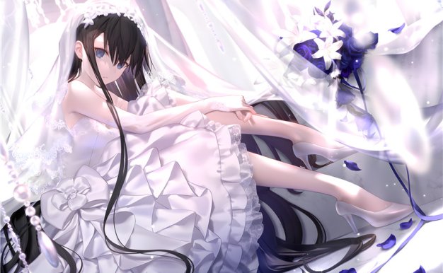 动漫婚纱花嫁少女角色主题图集原画插画线稿立绘图片素材美术资料(二期更新)[1243P-2.75G]