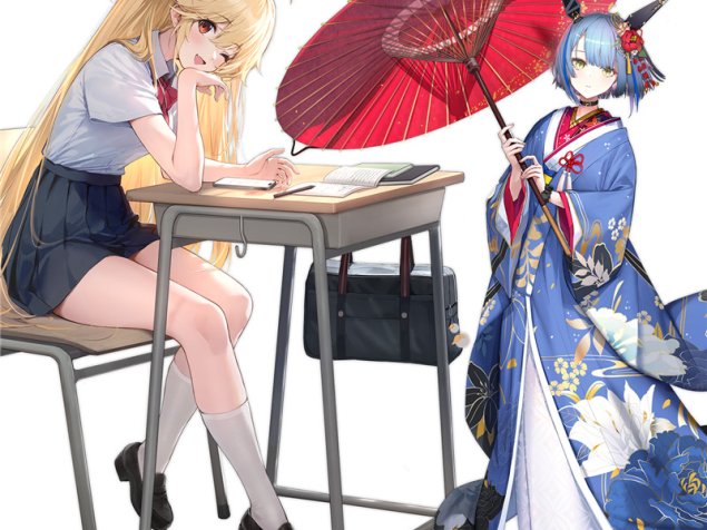 碧蓝航线全角色立绘高清全身免抠PNG动漫立牌周边免扣设计素材集