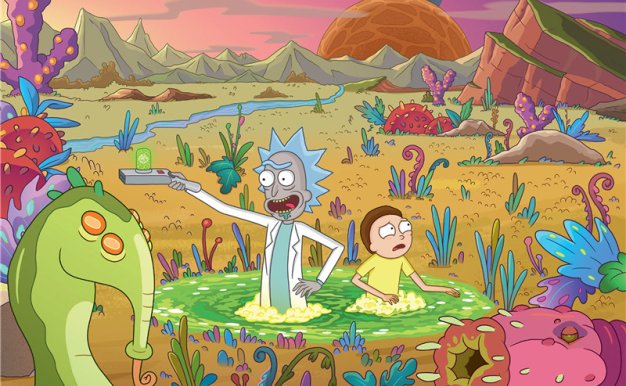 动漫卡通瑞克和莫蒂人物角色物品场景设定集资料设计线稿图片素材(二期更新)[420P-752M]