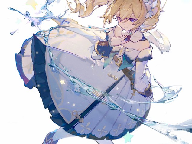 原神角色芭芭拉官方立绘原画超清插画4K8K高清壁纸美术图片素材[1807P-5.34G]