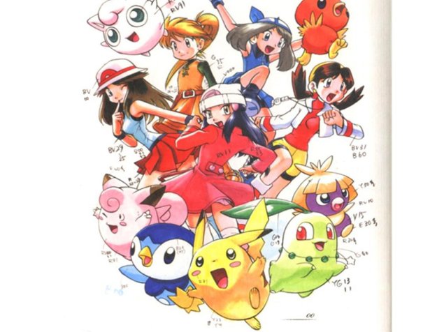 ポケットモンスターSPECIAL Anniversary イラスト集精灵宝可梦特别篇第50卷限定特别版纪念插画集[65P]