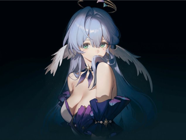 崩坏星穹铁道知更鸟黑底氛围感4K8K高清无水印电脑手机平板壁纸